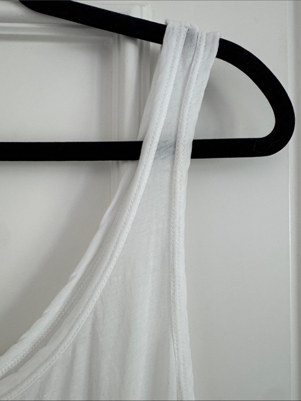 James Perse White Scoop Tank Top - Picture 3 of 4